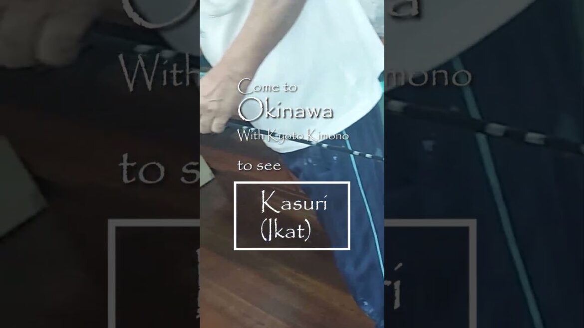 Kasuri Weaving Workshop in Okinawa