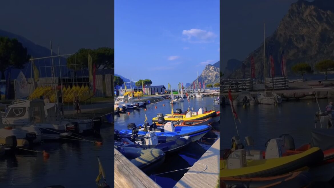 Italy’s Most Peaceful Morning Walk? 🇮🇹💙 #italytravel #lakegarda