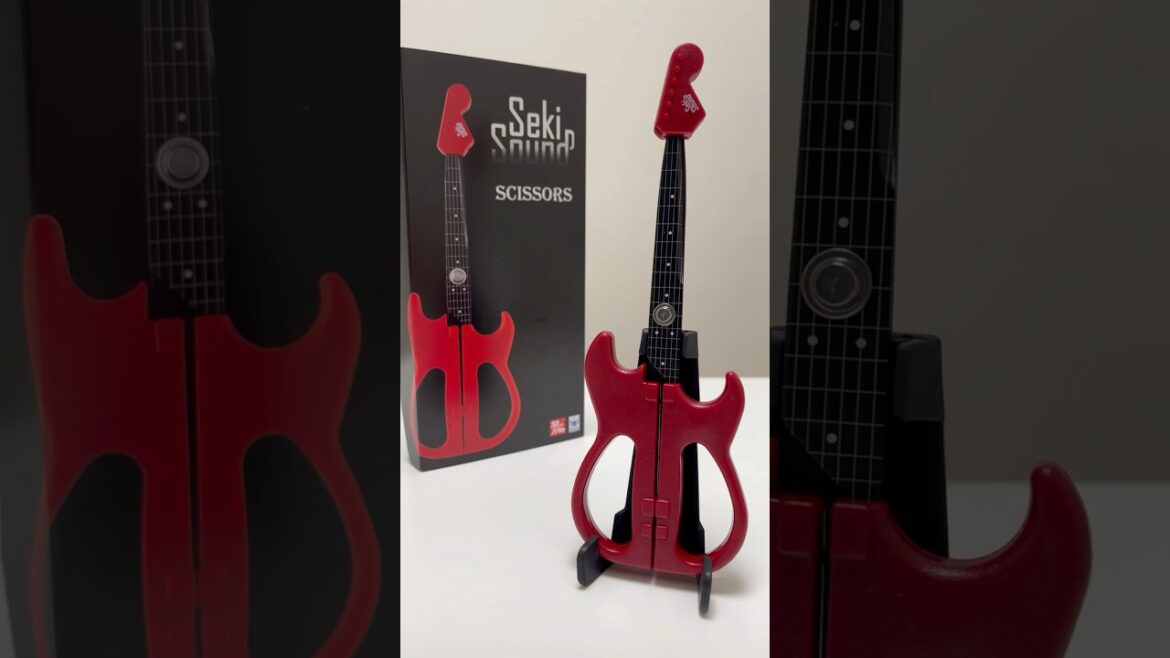 Guitar Scissors Japanese Interesting Stationery #shorts
