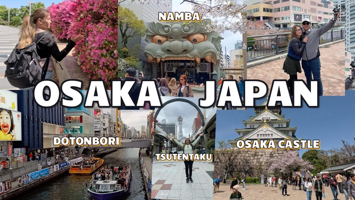 Osaka Castle 🇯🇵 Roaming around Namba temples and Dotonbori