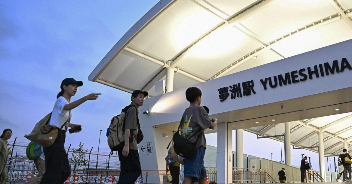 Visitors stranded at expo overnight after subway outage causes chaos