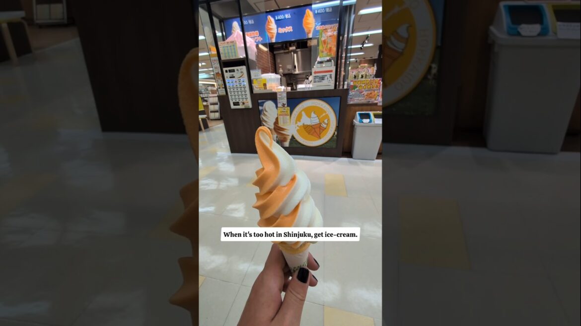 Hokkaido ice-cream in Tokyo 🍦