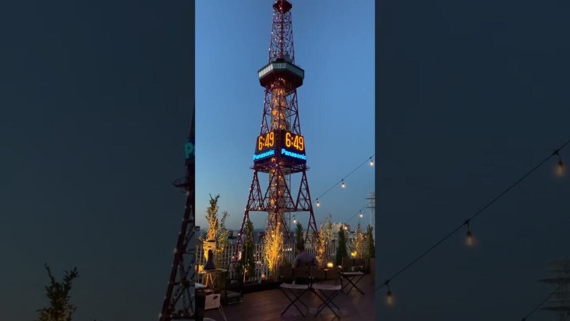 Japan-Sapporo TV Tower #japan #hokkaido  #tvtower #japantravel #shorts