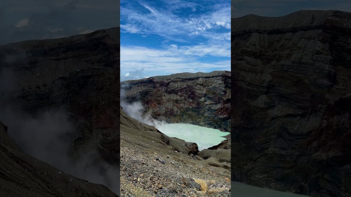 📍Nakadake Crater, Mt.Aso, Kumamoto, Japan