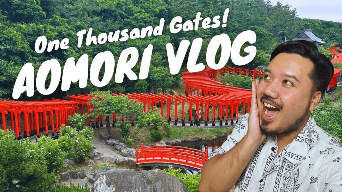 Aomori Vlog:  Takayama Inari Shrine during Summer in Japan + Blue Hydrangeas at Unshoji Temple