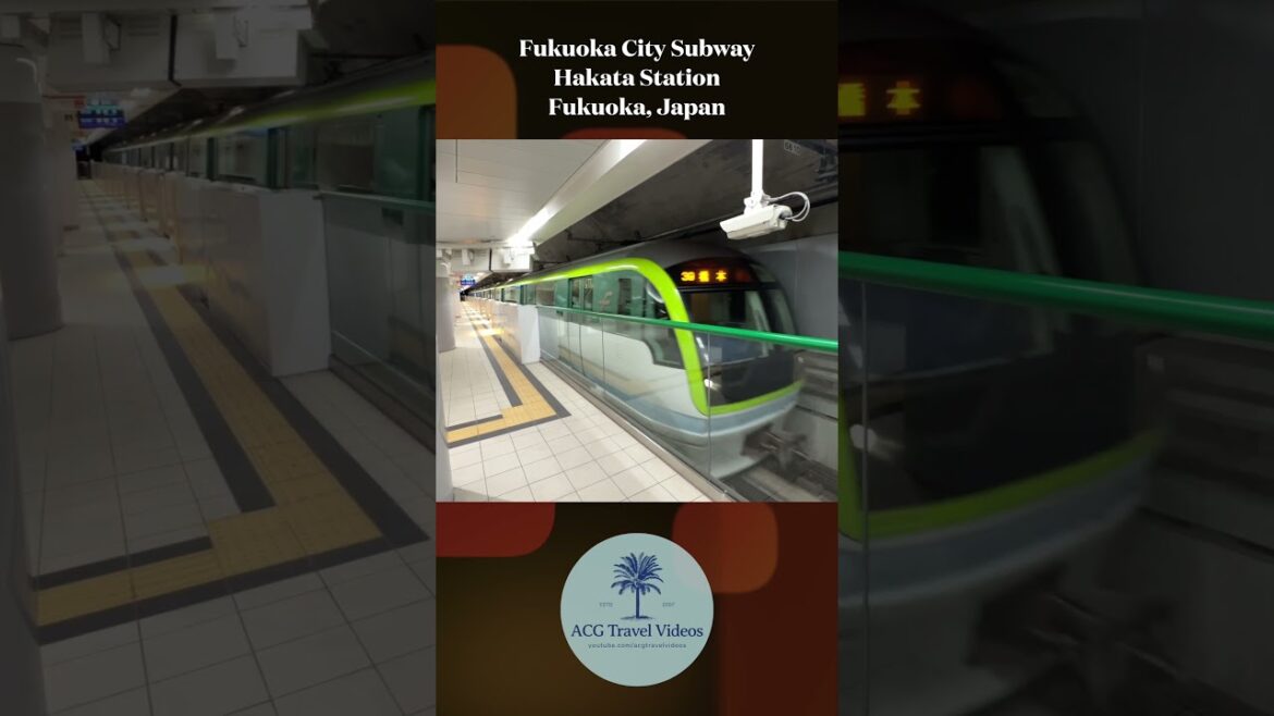 Fukuoka City Subway – Hakata Station – Fukuoka, Japan Fukuoka City Subway - Hakata Station - Fukuoka, Japan