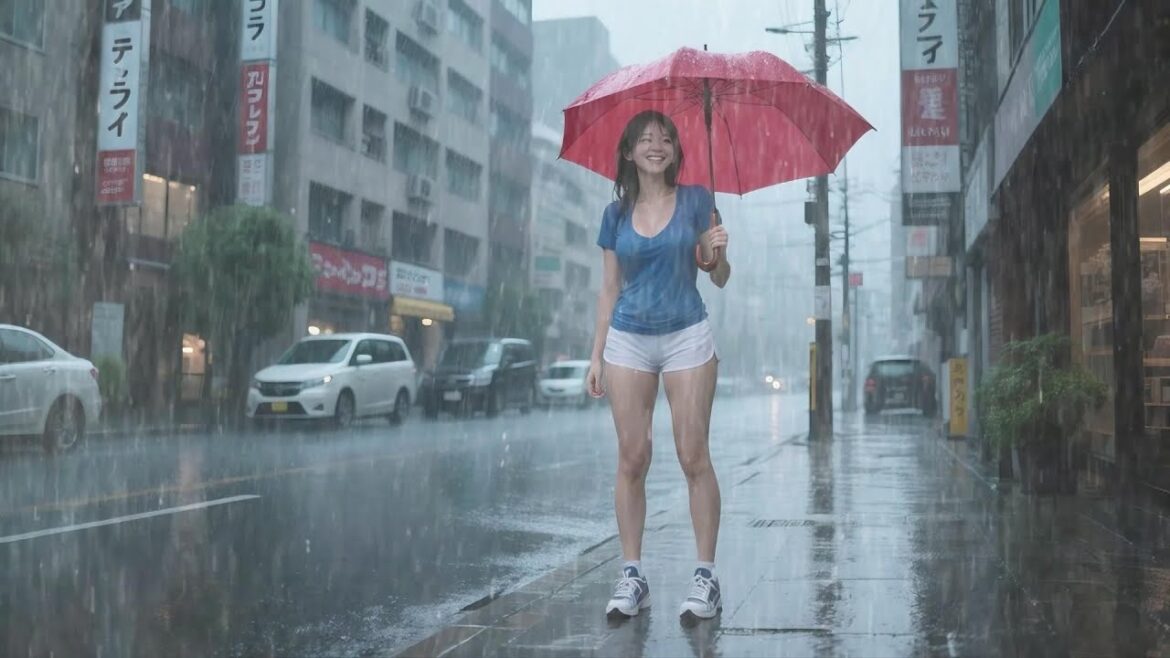 Heavy Rain Rocks Kagoshima, Japan - Sightseeing in Kagoshima. Walking Tour