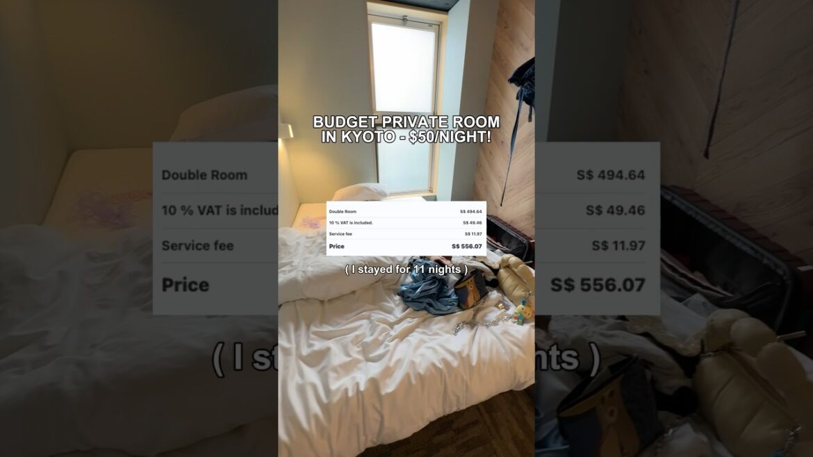 🇯🇵booking link in my bio!Super affordable & for a private stay in #kyoto #japan #budgettravel #fyp