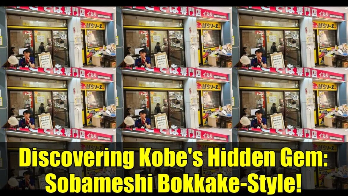 Discovering Kobe's Hidden Gem: Sobameshi Bokkake-Style!