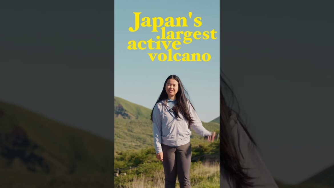 It's also one of the world's biggest calderas! #japan #mtaso #kumamoto #hiking #hikinginjapan