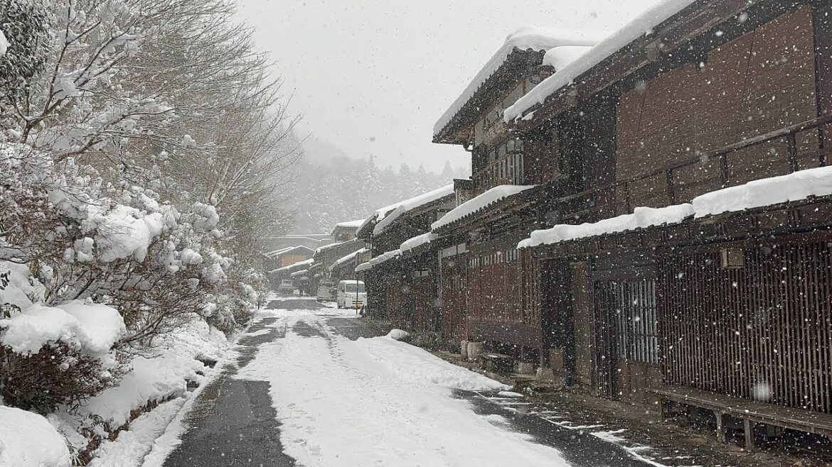 Tsumago juku Nakasendo Winter Tsumago juku Nakasendo Winter