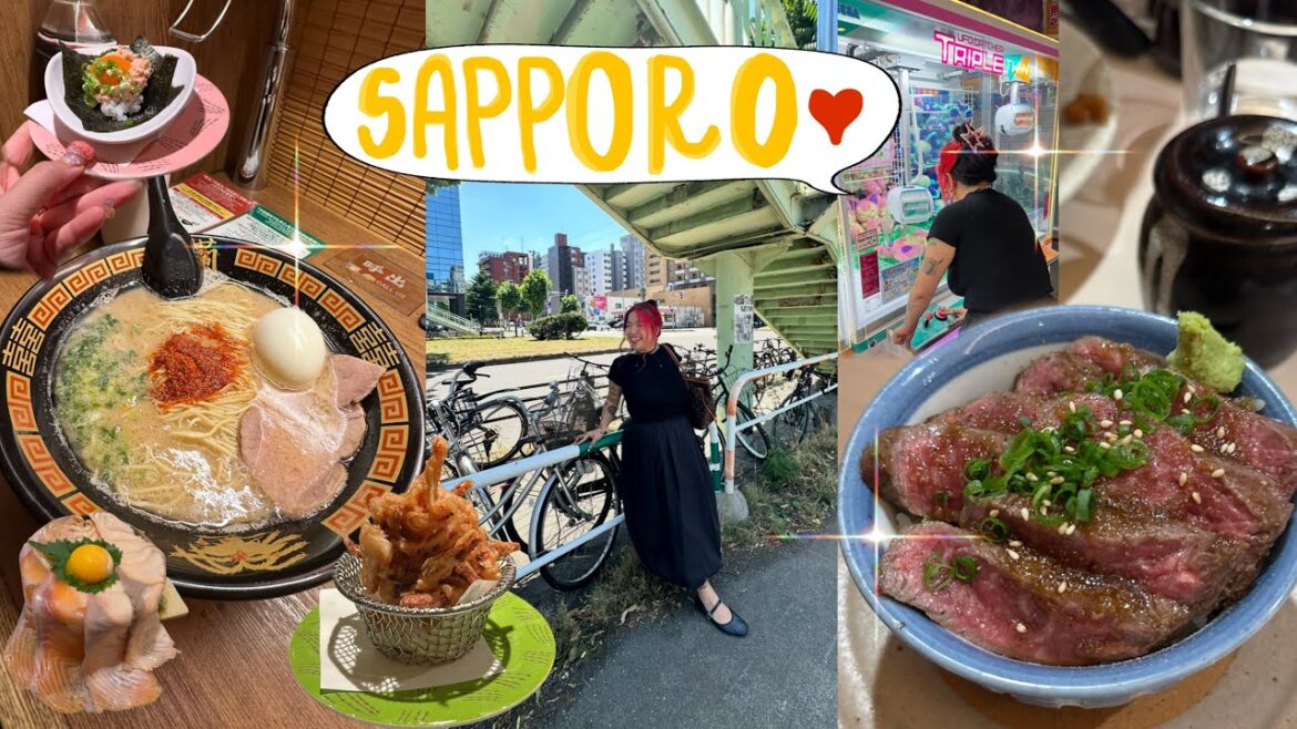 First day in Sapporo, Japan π―π΅ what we ate, revolving sushi, konbini runs, ichiran & wagyu bowl vlog First day in Sapporo, Japan π―π΅ what we ate, revolving sushi, konbini runs, ichiran & wagyu bowl vlog