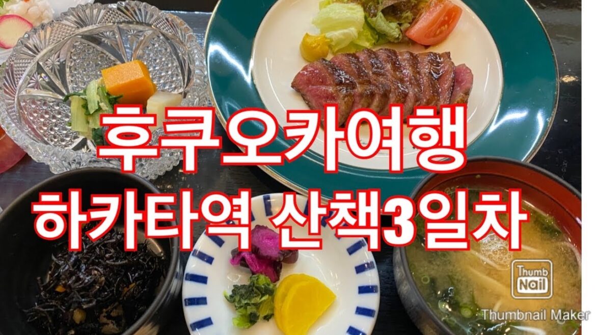 후쿠오카여행 하카타역 산책 3일차