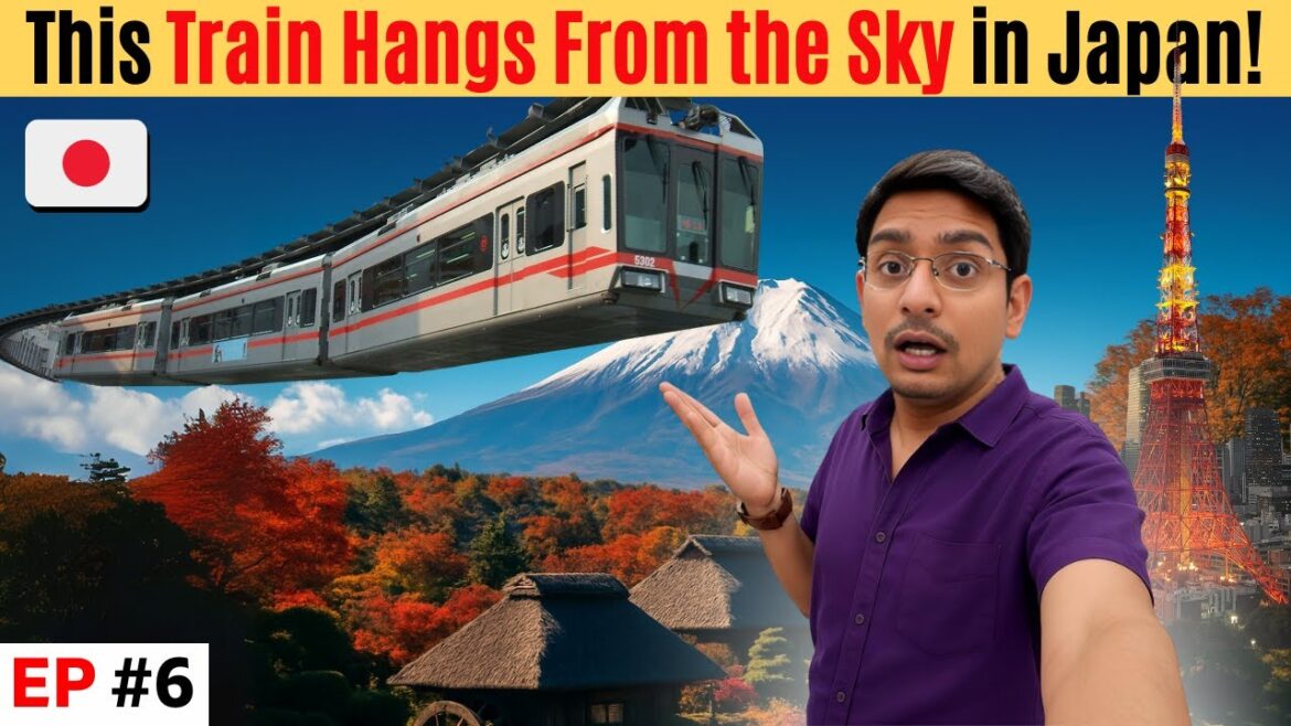 First Time on Japan’s Strangest Train - Hanging in the Air!