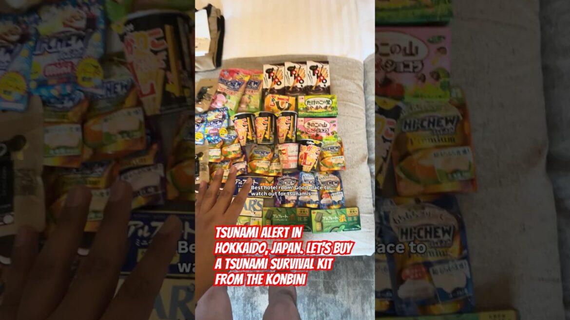 Tsunami Alert in Hokkaido, Japan (Hokkaido to Wakayama)! Let’s buy a Tsunami Survival Kit! 🗾🇯🇵 Tsunami Alert in Hokkaido, Japan (Hokkaido to Wakayama)! Let’s buy a Tsunami Survival Kit! 🗾🇯🇵