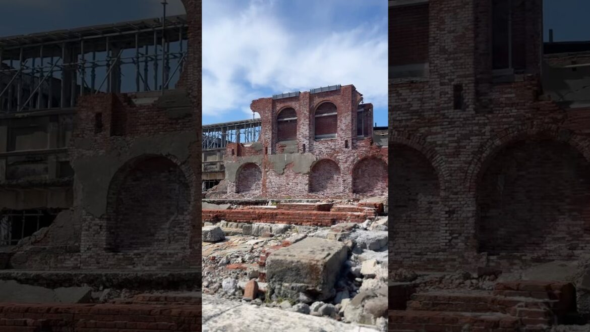 軍艦島（端島炭鉱）のVRで操業当時の光景を現地で見て来た！ #軍艦島 #長崎 #nagasaki