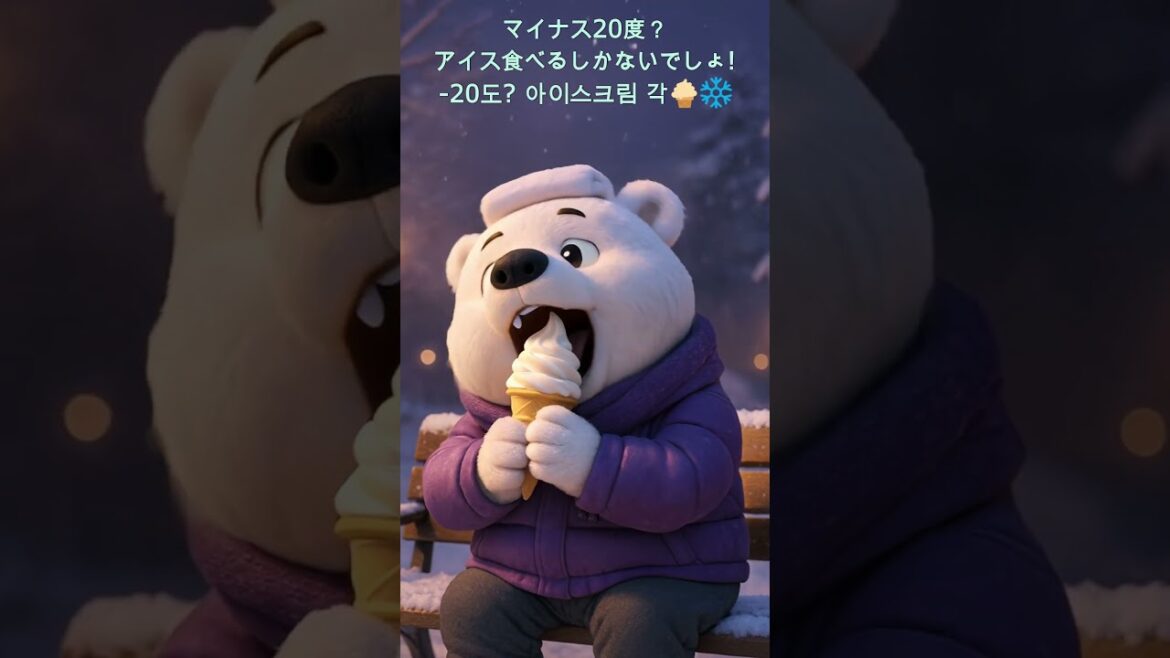 [GOMITOUR] This Polar Bear Tried Snowboarding in Sapporo!  #bear #cartoon #sapporo #sapporotrip