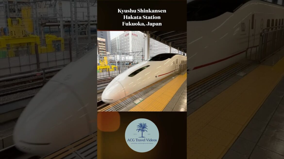 Kyushu Shinkansen – Hakata Station – Fukuoka, Japan Kyushu Shinkansen - Hakata Station - Fukuoka, Japan