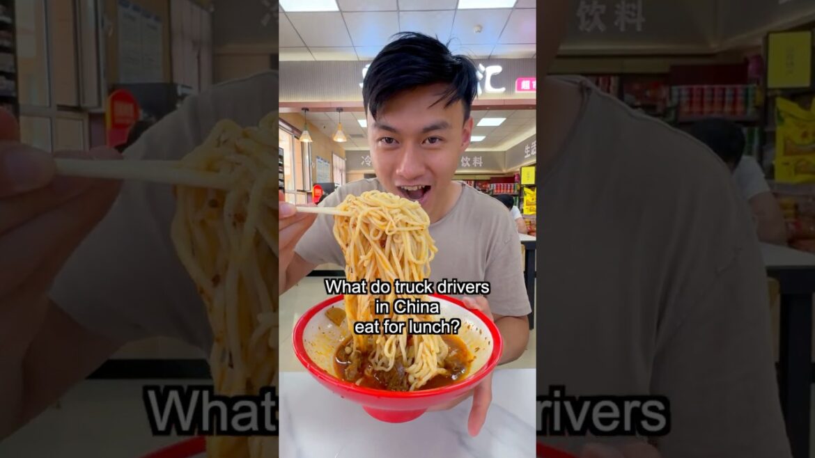 What do China's Truck Drivers eat for lunch?