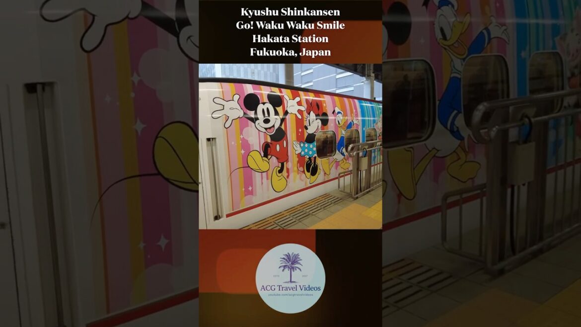 Kyushu Shinkansen – Go! Waku Waku Smile – Hakata Station – Fukuoka, Japan 1 Kyushu Shinkansen - Go! Waku Waku Smile - Hakata Station - Fukuoka, Japan 1
