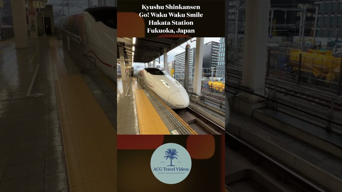 Kyushu Shinkansen – Go! Waku Waku Smile – Hakata Station – Fukuoka, Japan 2 Kyushu Shinkansen - Go! Waku Waku Smile - Hakata Station - Fukuoka, Japan 2
