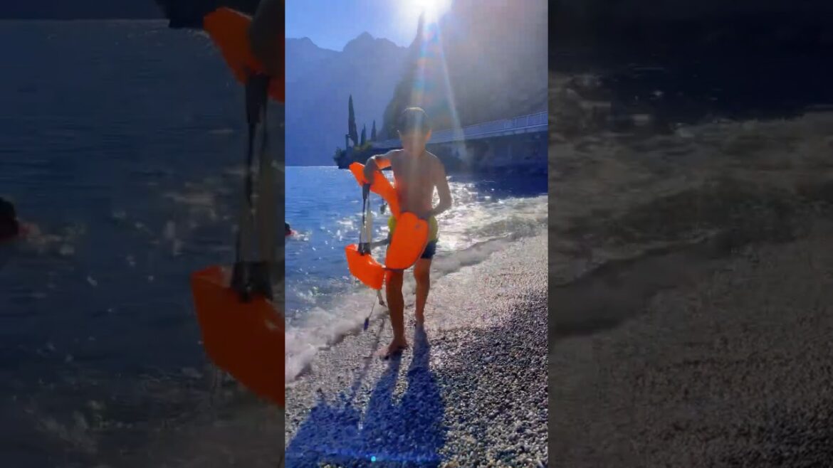 My Brave Boys Jumped Off a Bridge at Lake Garda! 😱🇮🇹 #ProudMomMoment #lakegarda #italytravel