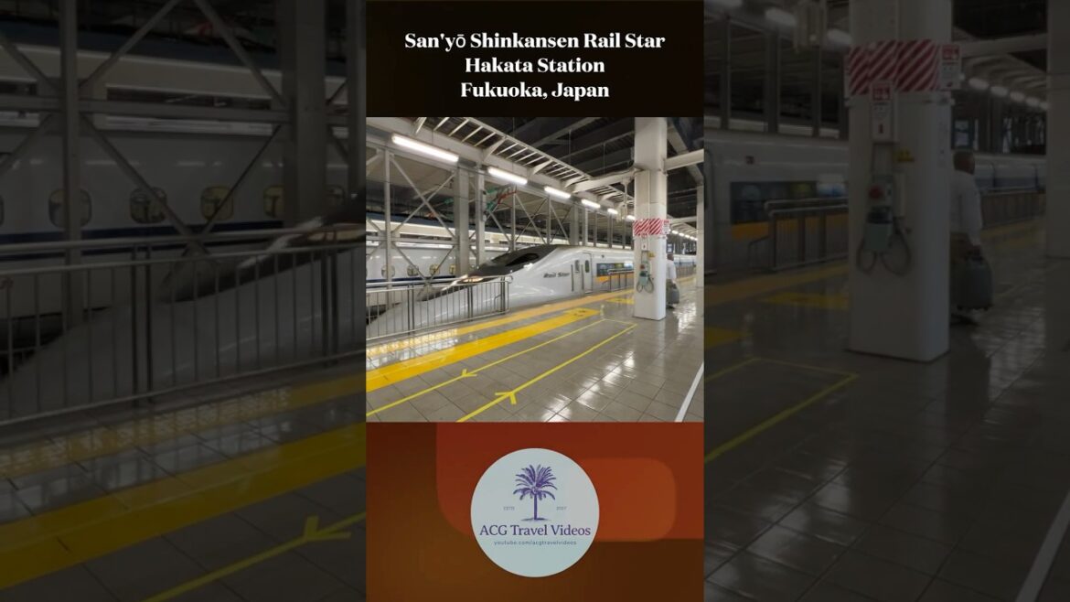 San’yō Shinkansen Rail Star – Hakata Station – Fukuoka, Japan San'yō Shinkansen Rail Star - Hakata Station - Fukuoka, Japan