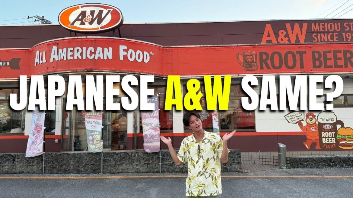 Tell Me If It’s Different. Japanese First Time Trying A&W in Okinawa Japan.