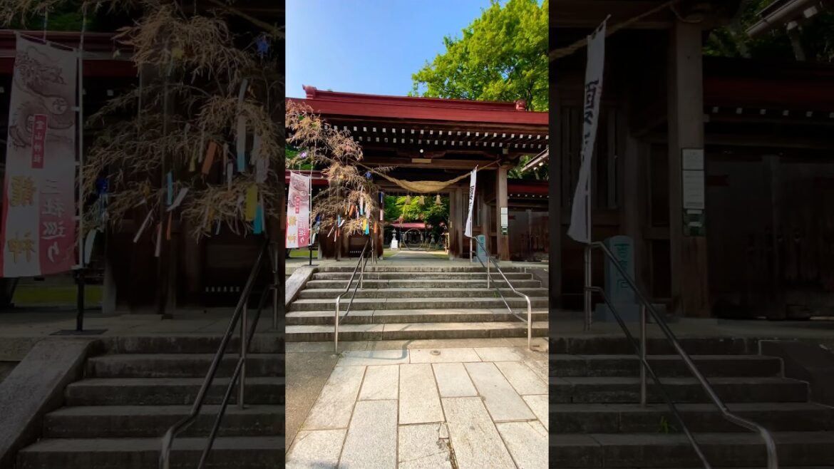 A beautiful Japanese Shrine in Fukushima| Ryozen Shrine #explorejapan