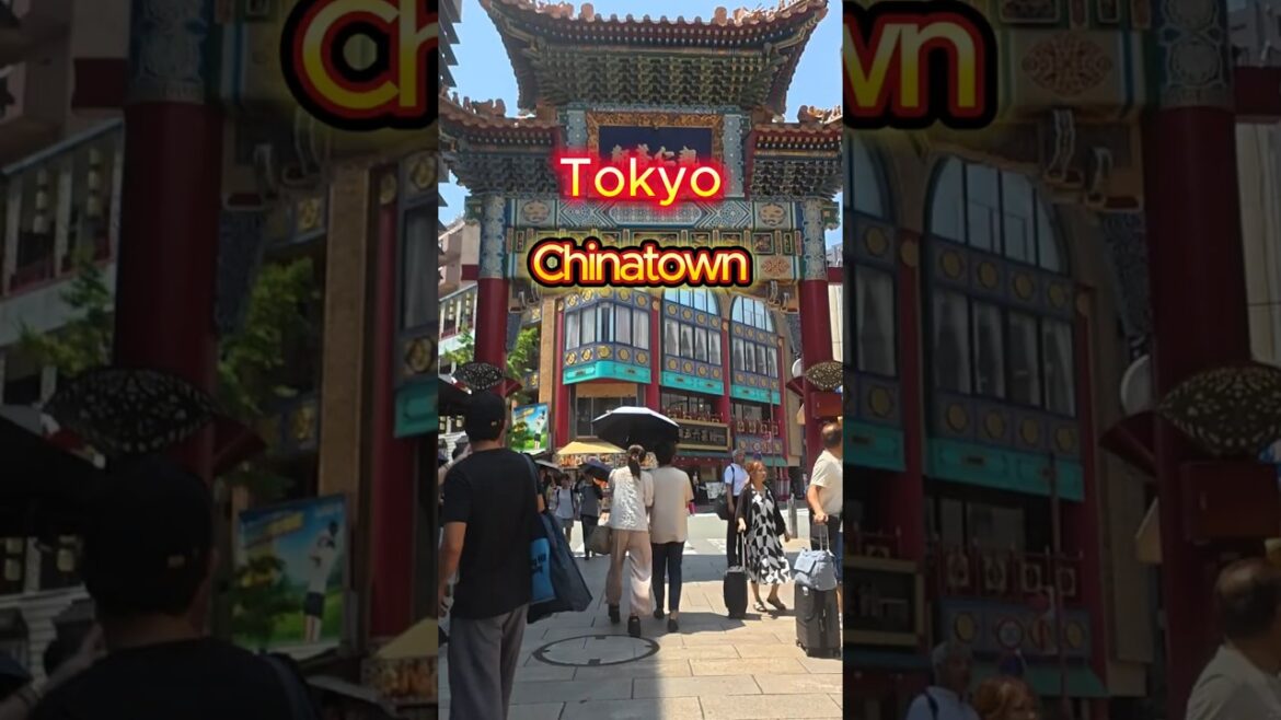 Entering Yokohama Chinatown – Japan’s Largest Chinatown 🇯🇵🐉  #japan #4kwalk #travel #asmr #walking