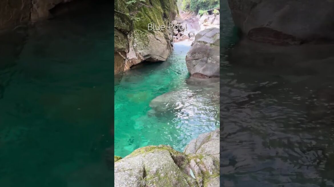 [長野県] 噂の柿其渓谷は想像したよりエメラルドグリーンだった！