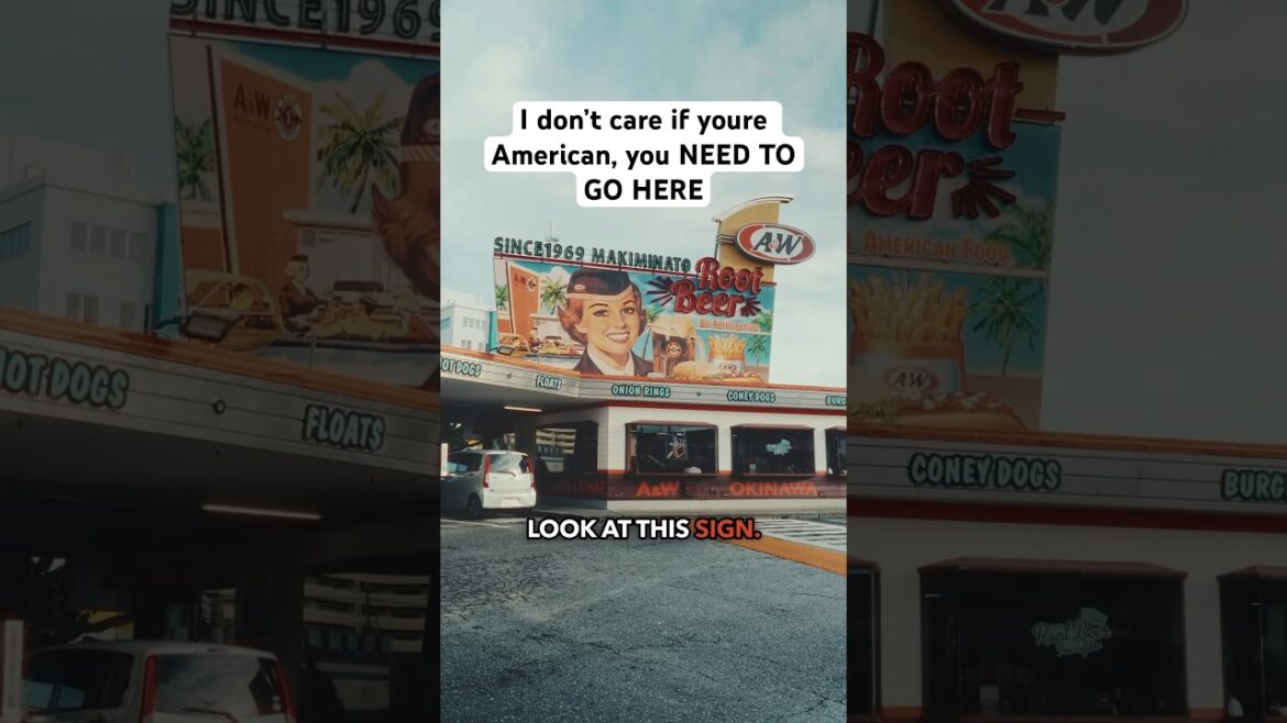 Japan is obsessed with America. #japan #okinawa #japantravel