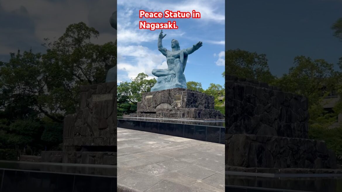 Nagasaki peace Park.#ytshorts #travel #japan