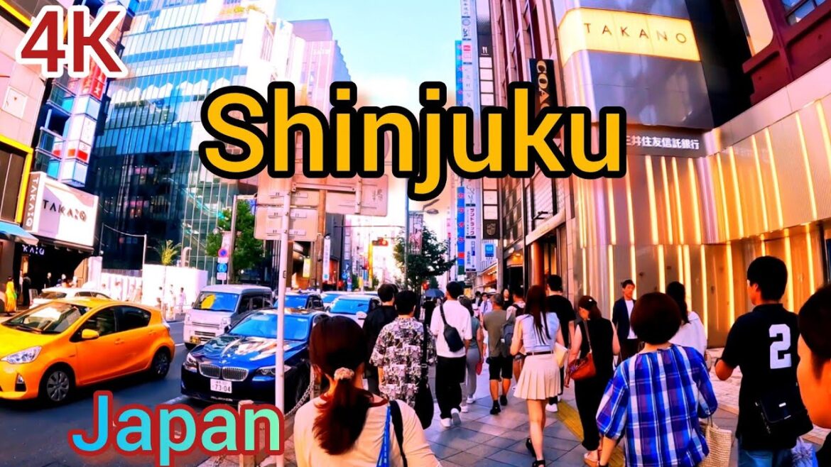 4K Shinjuku Walking Tour. Tokyo, Japan. 4K Shinjuku Walking Tour. Tokyo, Japan.