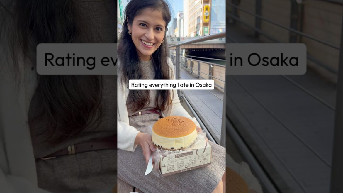 Osaka Food Review 🍜 #osaka #dotonbori #japantravel #ramen #cheesecake #japanesefood