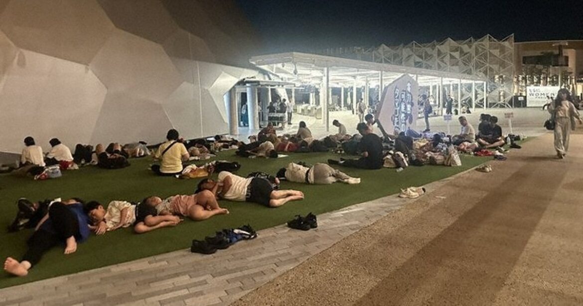 Location data shows thousands spent night at Osaka Expo site after recent train trouble Location data shows thousands spent night at Osaka Expo site after recent train trouble
