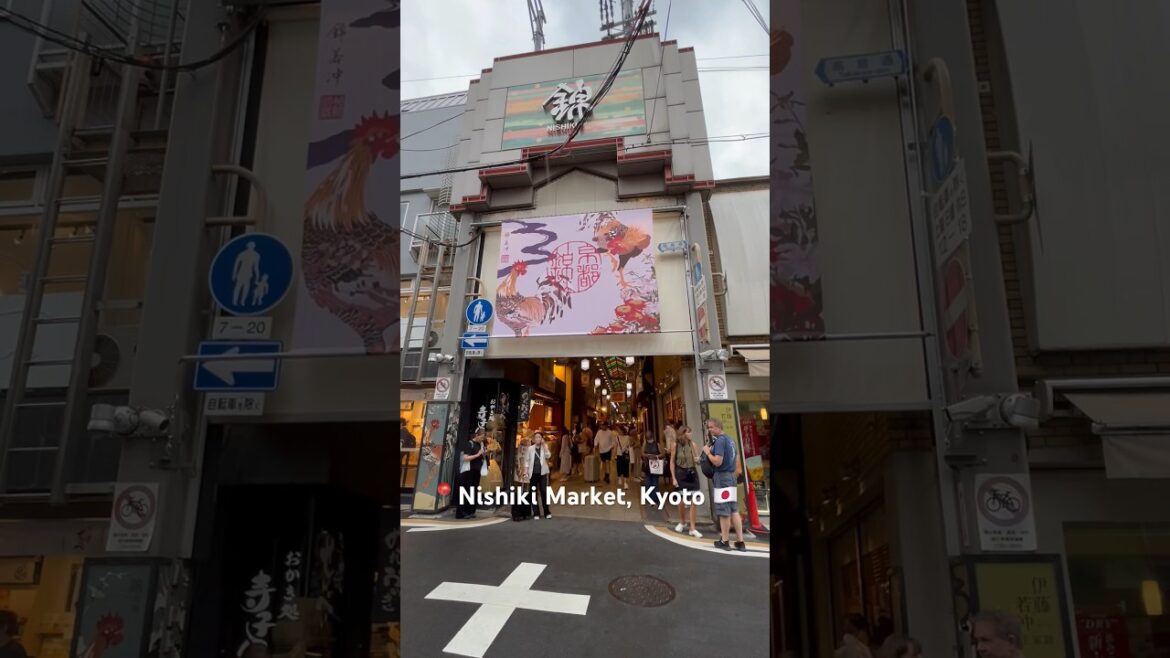 Kyoto’s Famous Nishiki Market #streetfood #japantravel #kyoto #travel #shorts