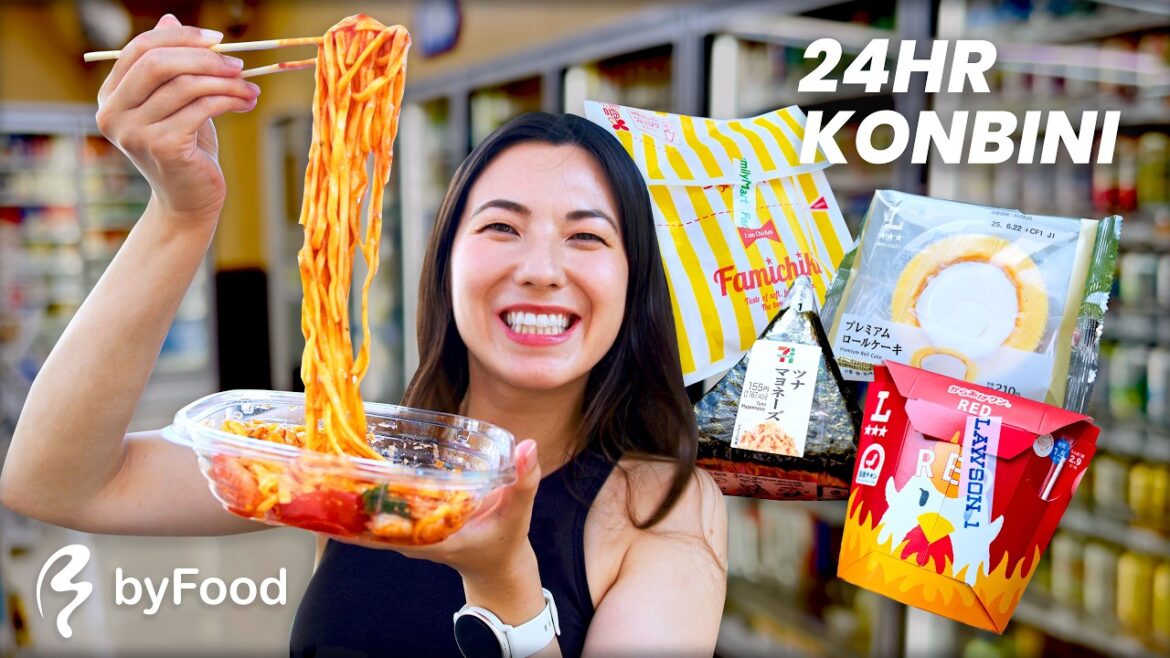 24 Hours with ONLY Japanese Convenience Store Foods