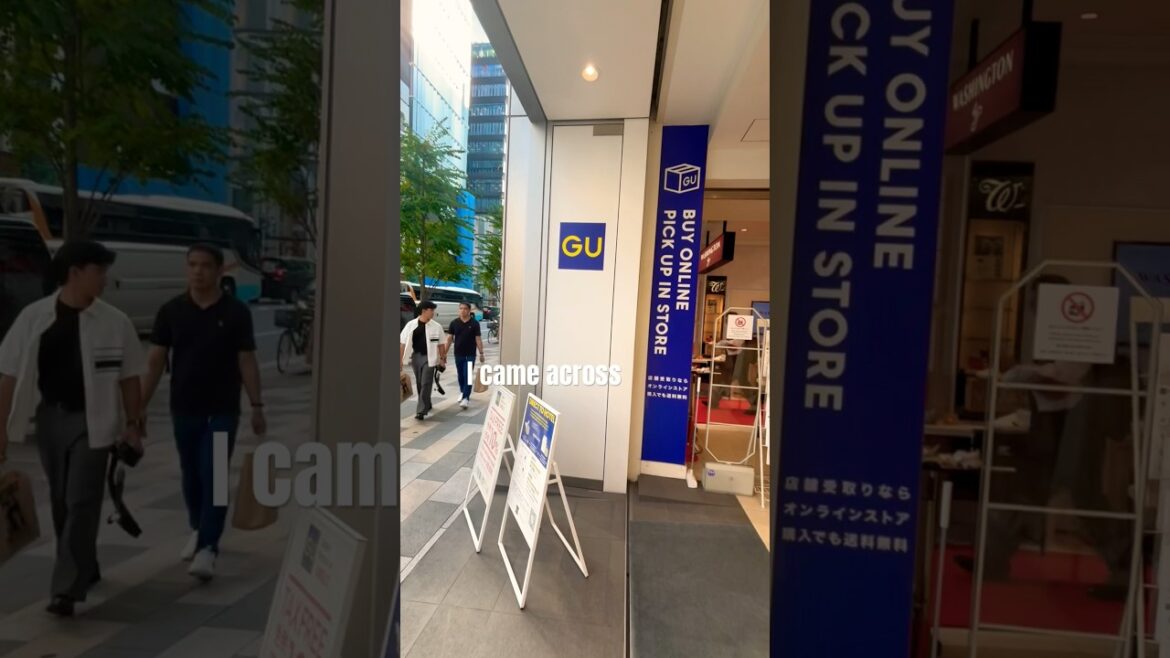 Sister brand of Uniqlo #gu #wanderlust #uniqlo #uniqlo #japantravel