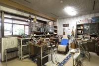 The workshop loved by Pioneer Corp. founder Nozomu Matsumoto is seen at his former residence, now serving as the Matsumoto Memorial Music Guest House, in Tokyo's Setagaya Ward, April 17, 2023. (Mainichi/Akihiro Ogomori)