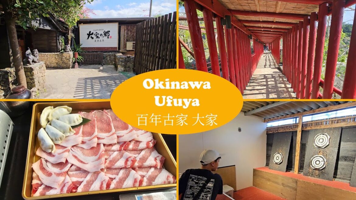 Travel Vlog | Okinawa (沖縄市) | Nago (名護市) | Ufuya (百年古家 大家 うふやー)