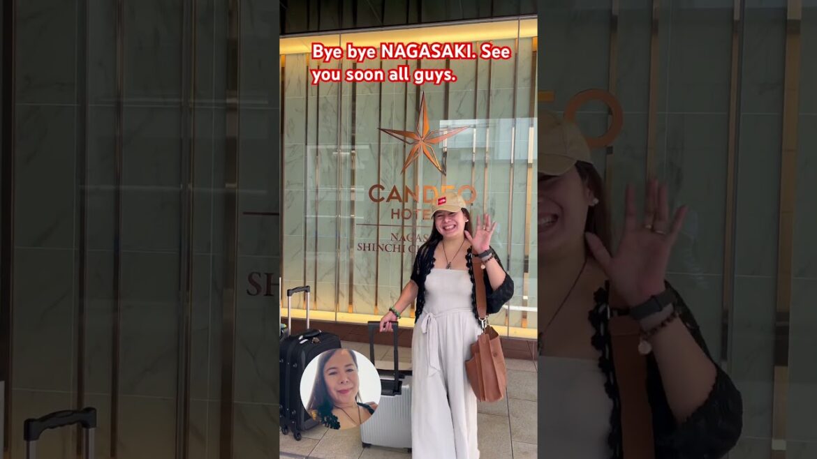 Bye bye Nagasaki going back to Tokyo #ytshorts #travel #japan #myself #vacation