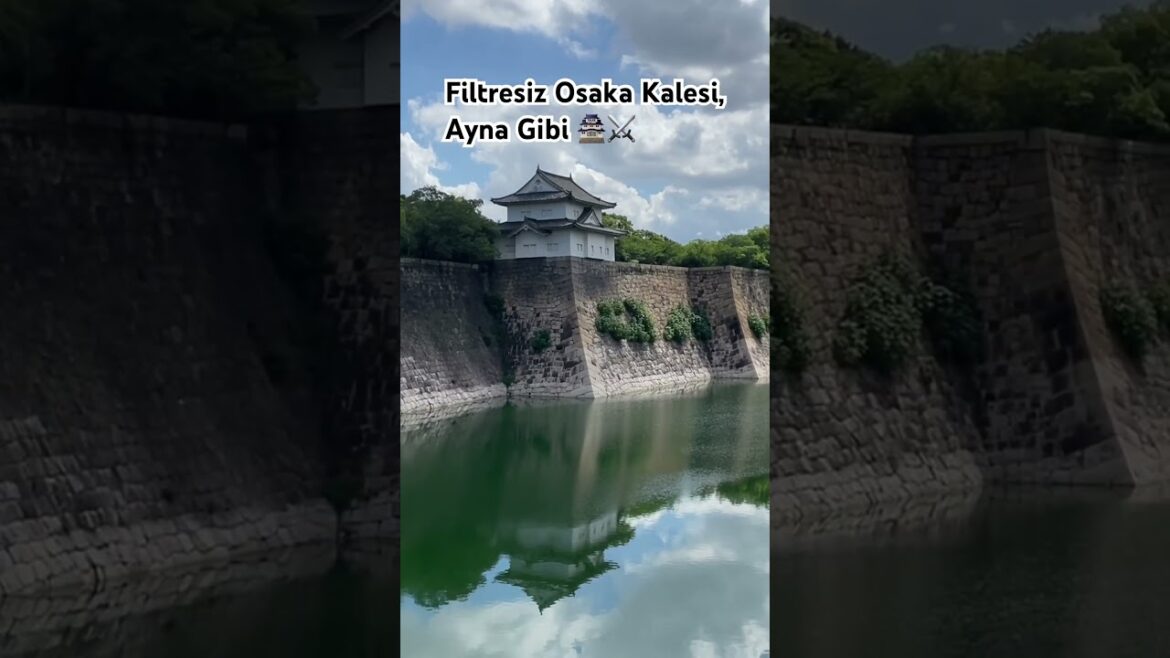 Osaka Kalesi  | Osaka Castle  🏯☁️ #travel #osakacastle #japan #keşfet #explore #history