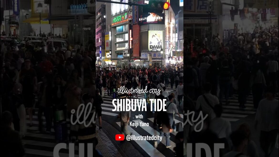 Illustrated City TOKYO: Shibuya Crossing #shibuyacrossing #travel