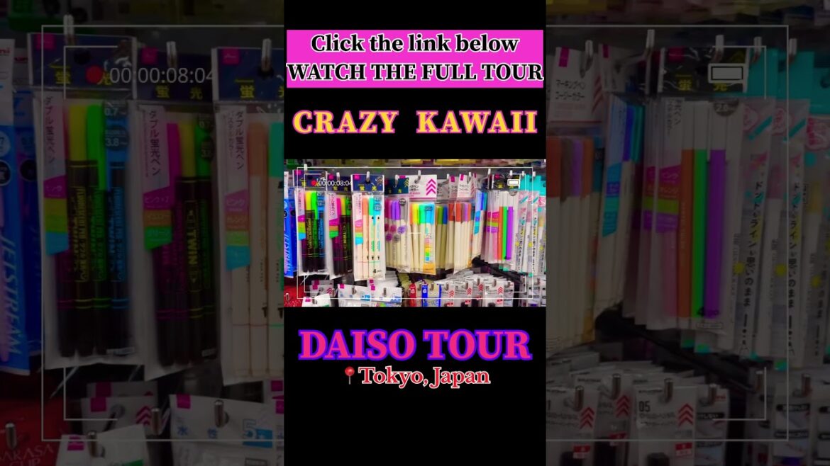 ✨🇯🇵The ULTIMATE JAPAN DAISO TOUR ✨#sanrio #viral #japan #stationery #journal #kawaii #travel
