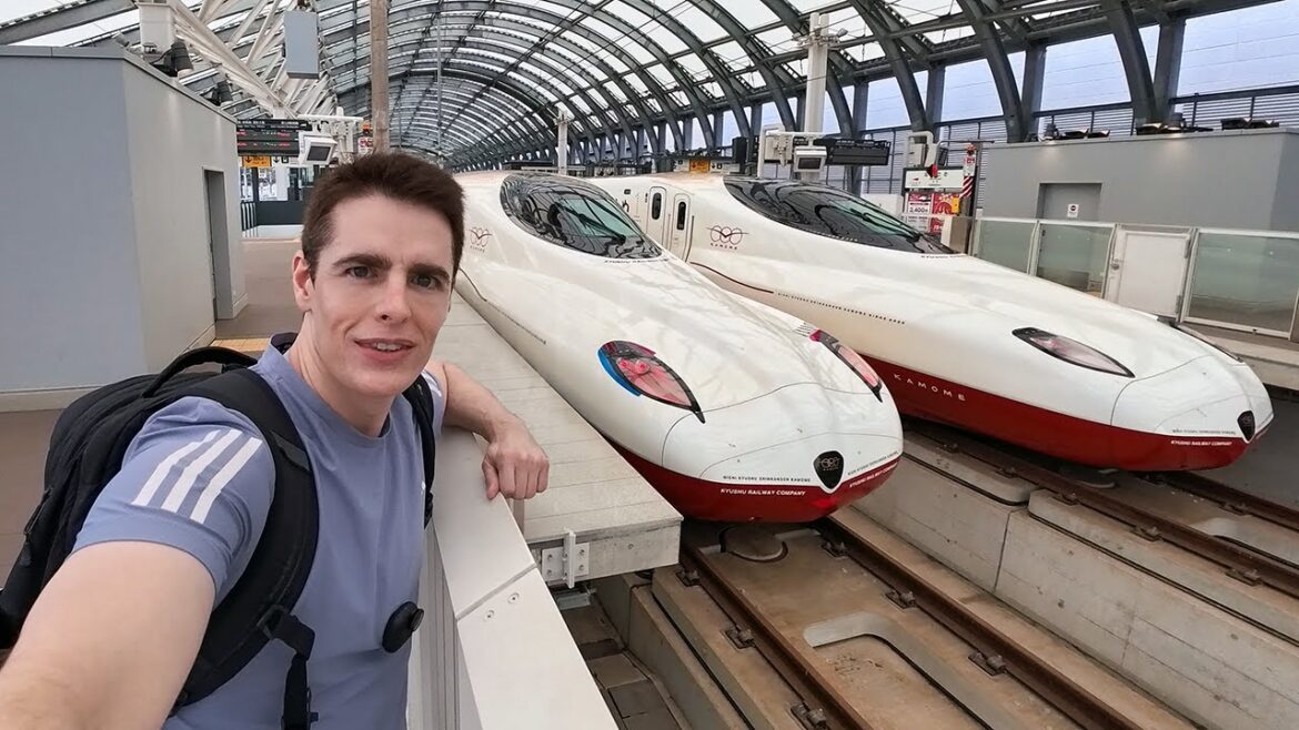 Ultra Fast Train Ride to Kumamoto, Japan 🇯🇵