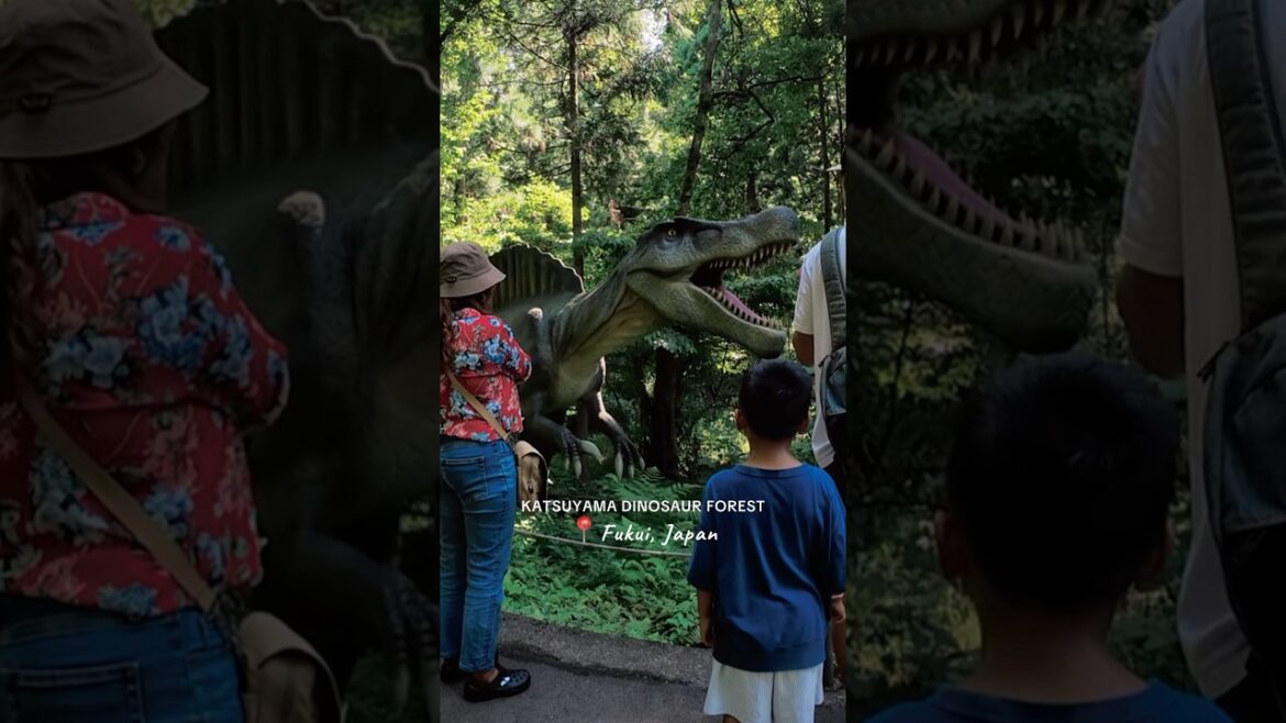 Real-life Jurassic Park in Japan?! 🦖🇯🇵 Katsuyama Dinosaur Forest