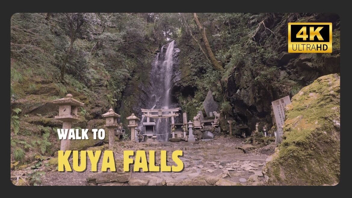 [4K] KYOTO WALKING TOUR⎜ESCURSIONE al MONTE TAKAO verso la CASCATA DI KUYA ed il suo SANTUARIO ⛩️