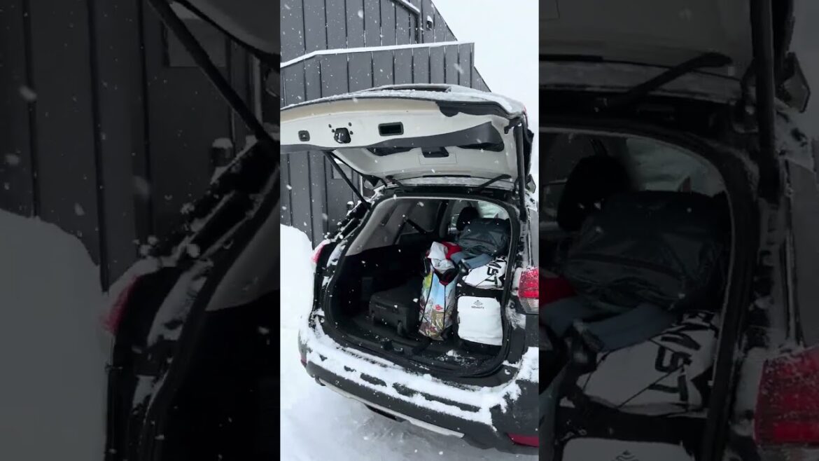 Packing the Car in Niseko Before a Rusutsu Ski Day – Hokkaido Japow 2025 Packing the Car in Niseko Before a Rusutsu Ski Day – Hokkaido Japow 2025