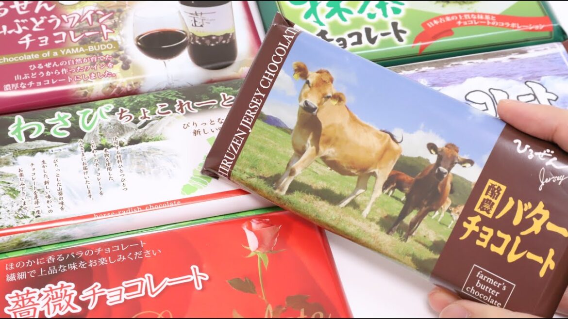 Interesting Flavor Chocolate Bar Collection Japanese Candy